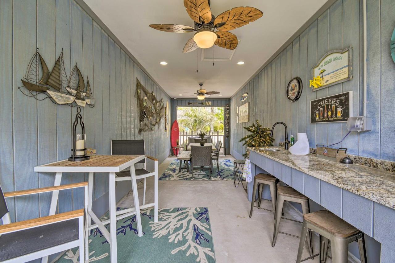 Ocean Isle Beach Home With Shared Lanai And Grill Exterior foto